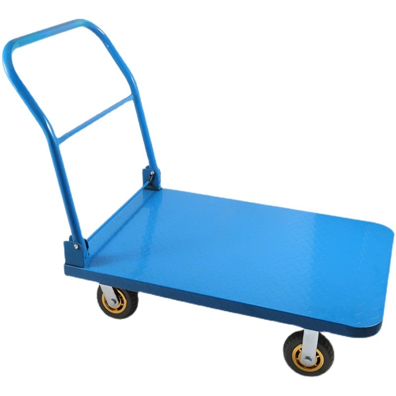 Прямые поставки с фабрики Складная прочная сверхпрочная квадратная труба Бесшумная Бортовая тележка с высокой нагрузкой из утолщенной стальной трубки