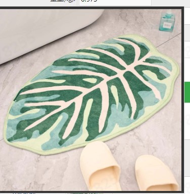 Poletna tematska preproga, nedrseča preproga za vhodna vrata, vpojna preproga za kopalnico in kuhinjo_voghion.com