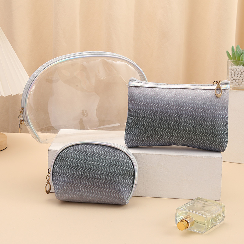 Waterproof capacious cosmetic bag