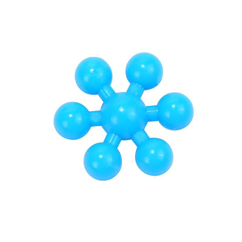 Transfronterizo Amazon 3D giratorio tridimensional copo de nieve Plum Blossom bloques de construcción de empalme de plástico juguetes para niños