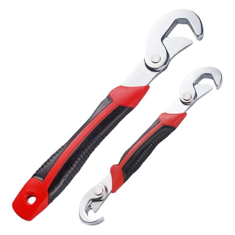 Fabricante en stock traje de llave universal multifuncional herramientas de hardware de grado industrial gancho tipo abrazadera de tubo móvil