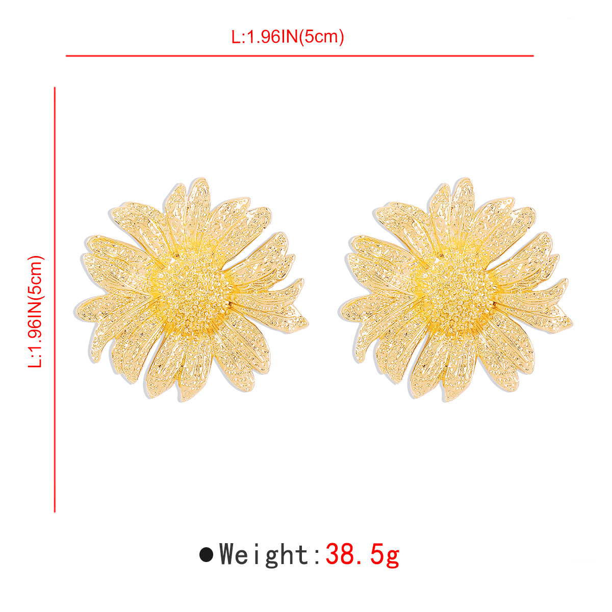 42g Weight 0.03µm Gold Plating Thickness Electroplated Gold Plating Process 201 Stainless Steel Ear Needle Material Golden Plated Plating Material Ear Studs Classification 1 Pair Quantity Holiday, Daily Occasion Alloy Material Geometric Pattern Women's Gender IG Style, Casual, Exaggerated Style Plating Craft 1 Pair IG Style Casual Exaggerated Geometric Alloy Ear Studs 39