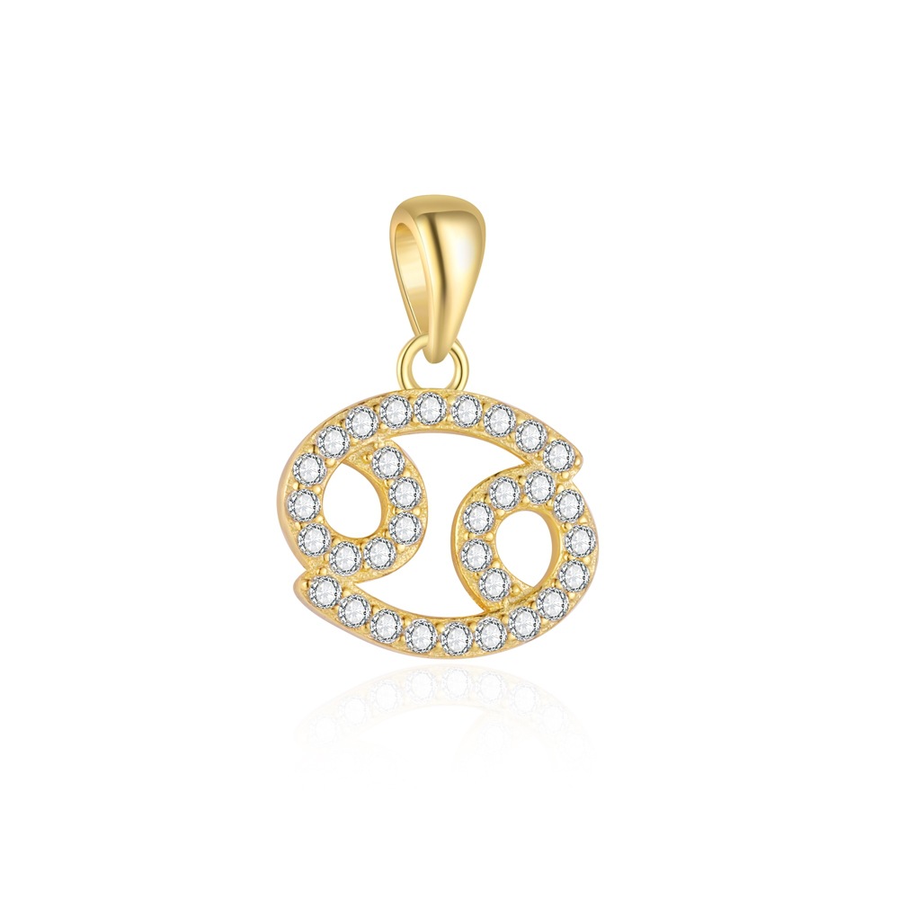 2g Weight Pendant Jewelry Making Type Charms Classification 1 Piece Quantity 925 Sterling Silver Material Constellation Pattern All Seasons Season Polished Finish Classic Style Style 1 Piece 925 Sterling Silver Constellation Polished Pendant Charms 12