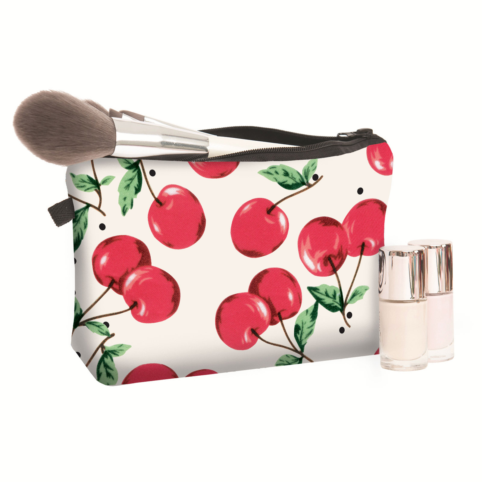 Small Size Vintage Style Classic Style Color Block Polyester Square Makeup Bags