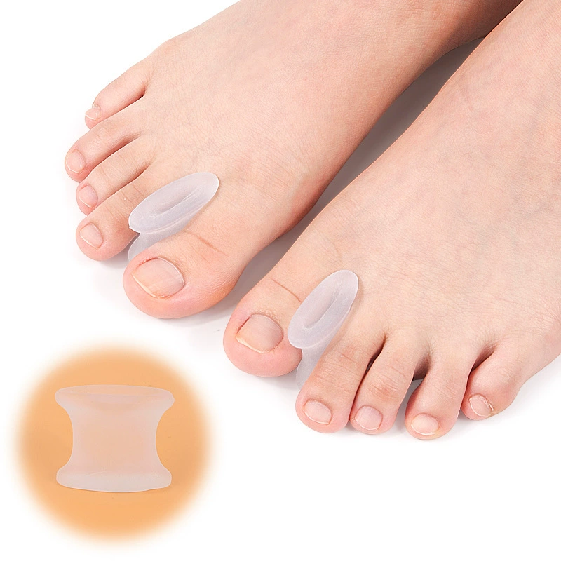 Корректор для пальцев ног для взрослых и детей, корректор для сросшихся пальцев, мягкий разделитель для пальцев ног на день и ночь, защита от натирания.