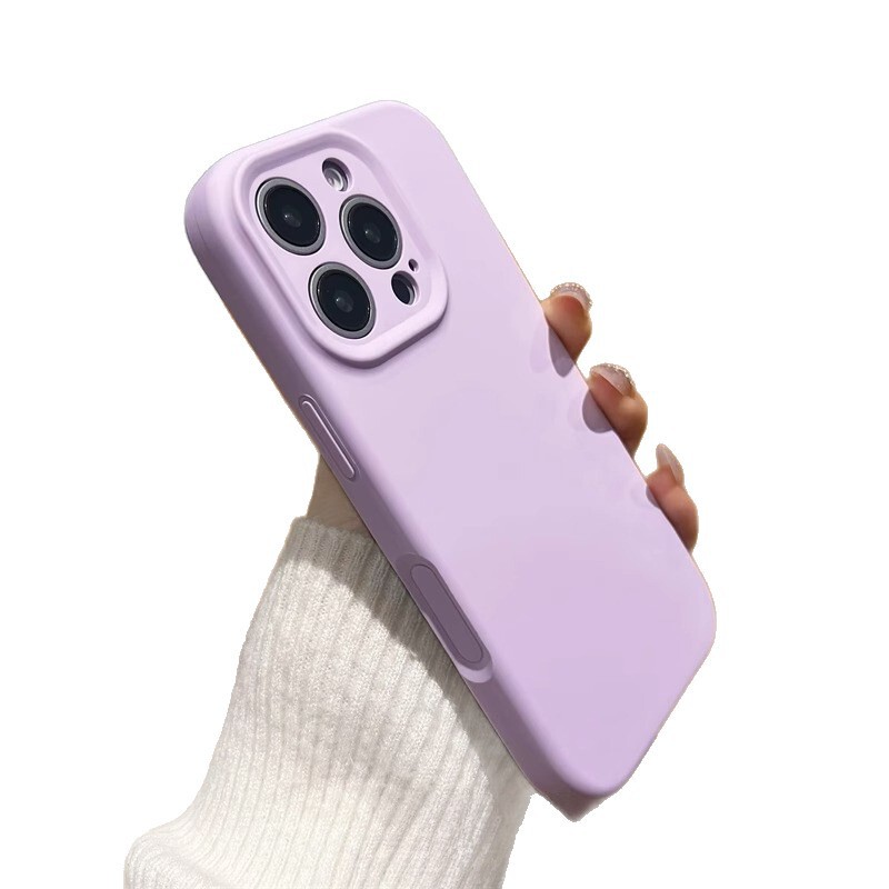 新型16promax一体型ボタン付き、Apple 17対応スマホケース、液体シリコン製、Apple 16pm用ボタン付き|undefined