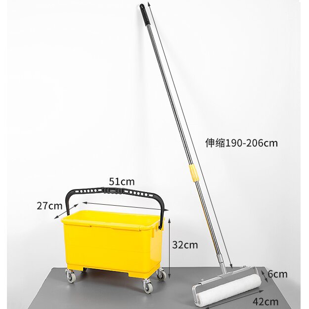 Cepillo de pared grande transfronterizo Cepillo de herramienta Cepillo de rueda Cepillo de rodillo ajustable retráctil Pintura de pared Pintura de látex Juego de pintura de pared