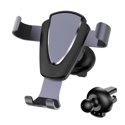 Spiral Hook Car Phone: Car phone holder - yc03-metal-gravity-bracket-gun-color
