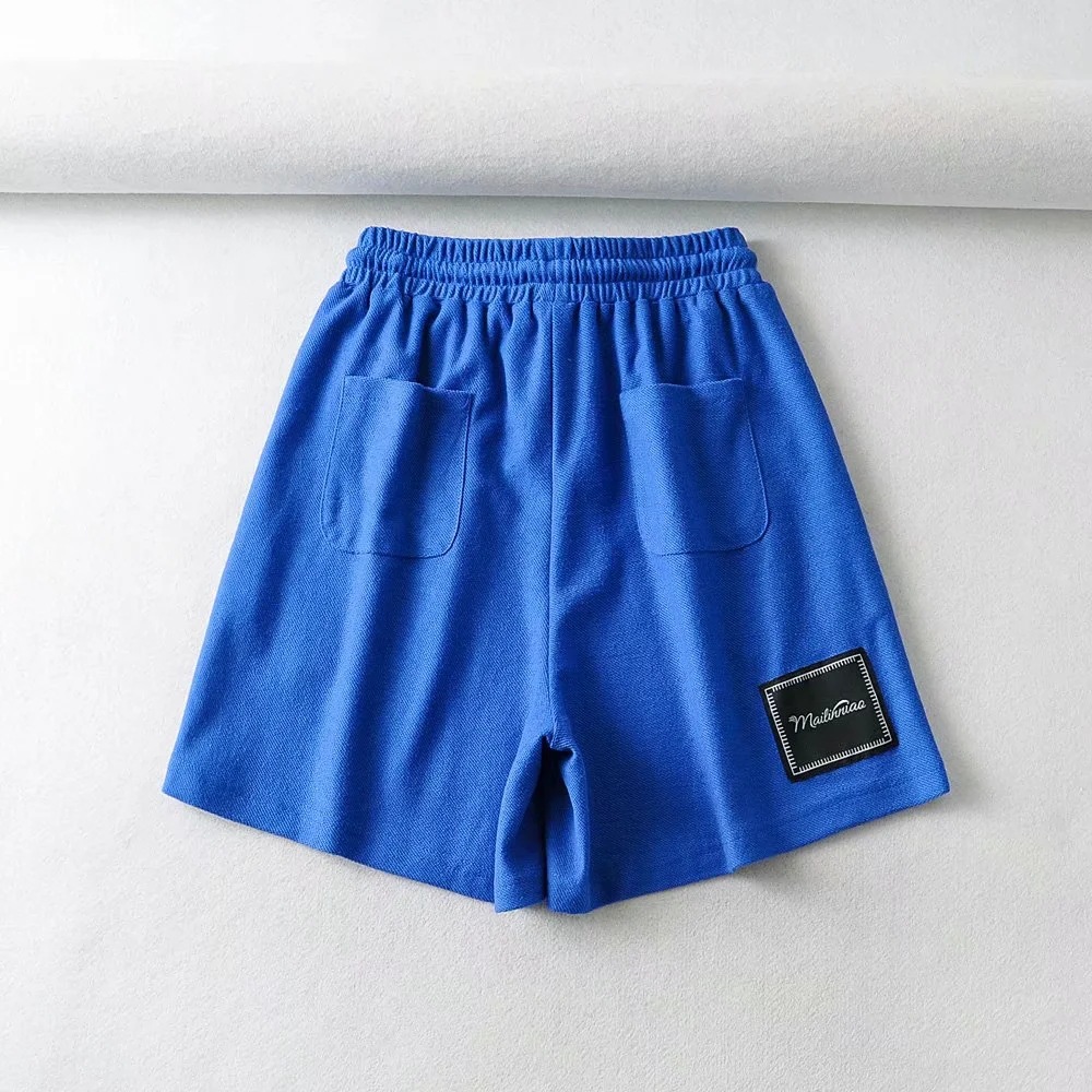 Summer new fashion elastic waist casual sports slimming shorts NSHS61805