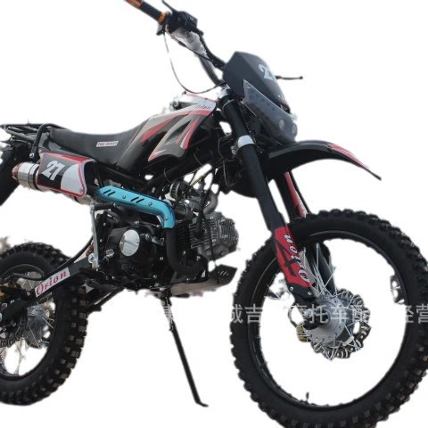 Внедорожный кроссовый мотоцикл 125cc, воздушное охлаждение, 4-тактный, 80 км/ч, дисковые тормоза