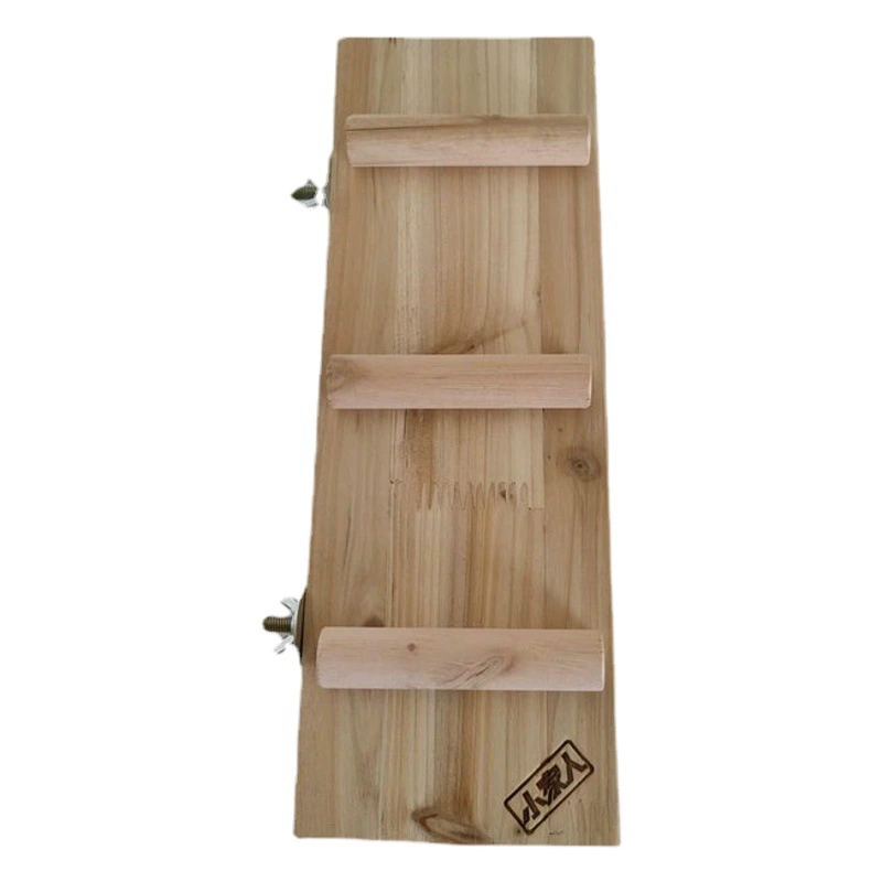 Новая клетка с белкой Тоторо Китайская ель белая желтая противоскользящая доска креативные зоотовары лестница