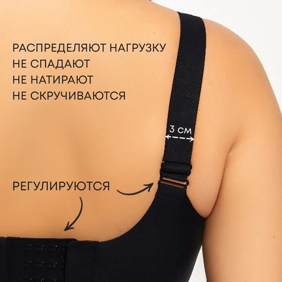 Plus Size Seamless Bra For Women Lifting And Shaping Large Breasts Wire-Free Reducing Side Breast Tissue And Preventing Sagging_voghion.com
