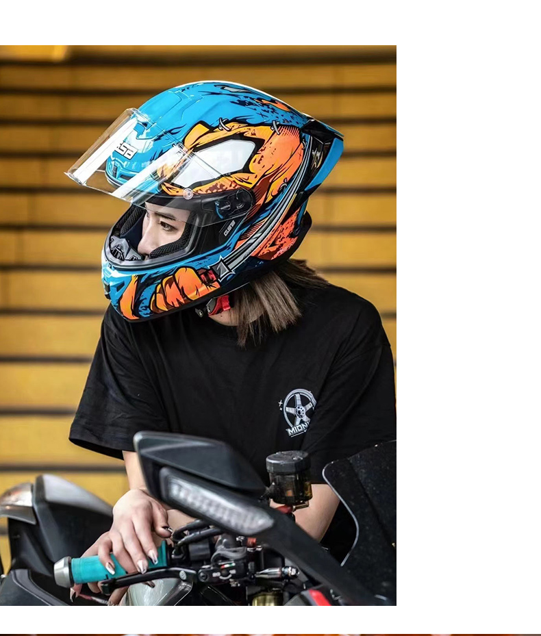 GSB Donglai Also Co-branded Motorcycle Helmet Full Face 361GT