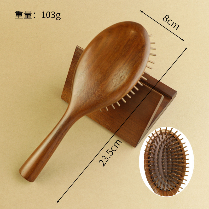 天然ゴールデンサンダルウッドエアクッションエアバッグコーム木製ヘアコーム頭皮マッサージコームアウトドア用品木製コームギフトボックス|undefined