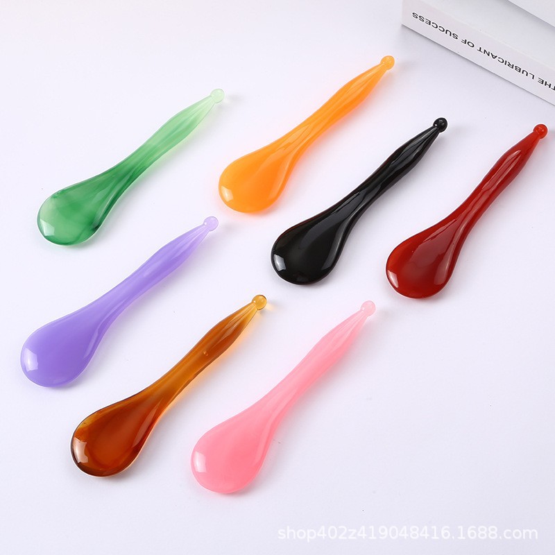Handheld Gua Sha Massage Stick Resin Facial Beauty Wand for Body Point Care 12.7cm overview