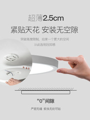 過道燈圓形陽檯燈超薄吸頂燈北歐客廳走廊燈簡約現代創意臥室燈具