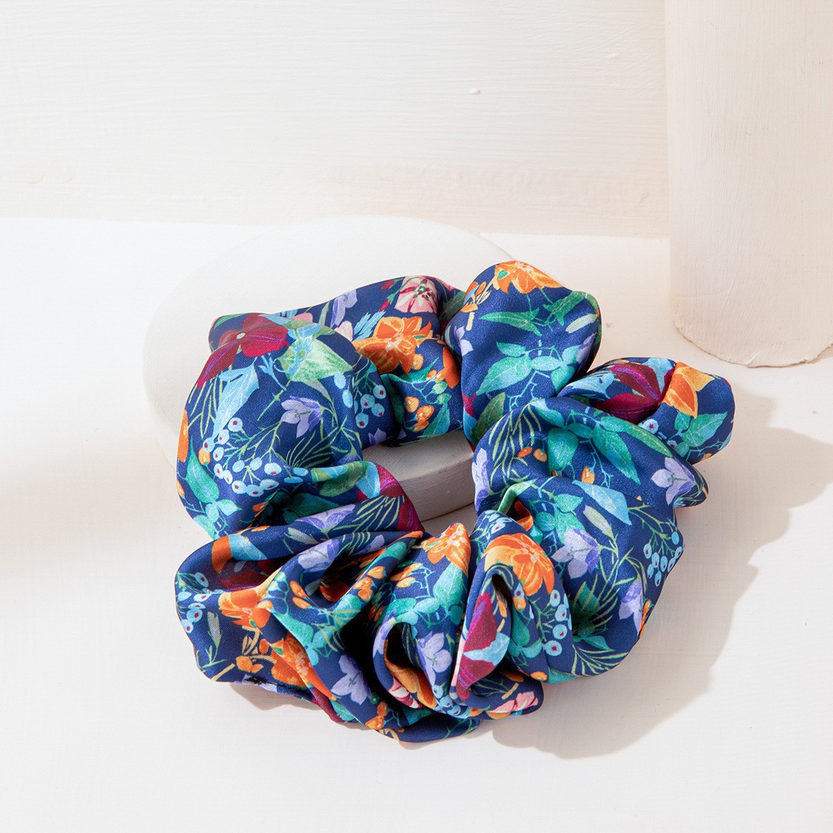 Women's Retro Printing Cloth Hair Tie display picture 9