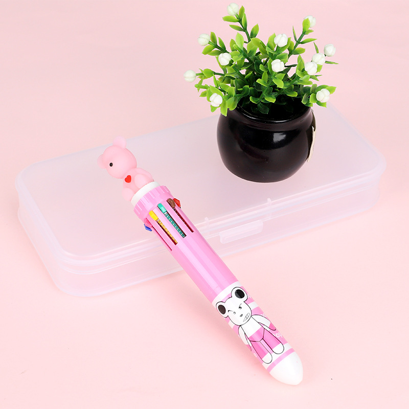 Fuchsia ballpoint pen, 10 colors