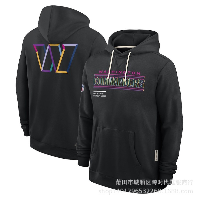 外贸2025新款NFL橄榄球男士连帽卫衣户外休闲运动连帽衫HOODIE 冬|undefined