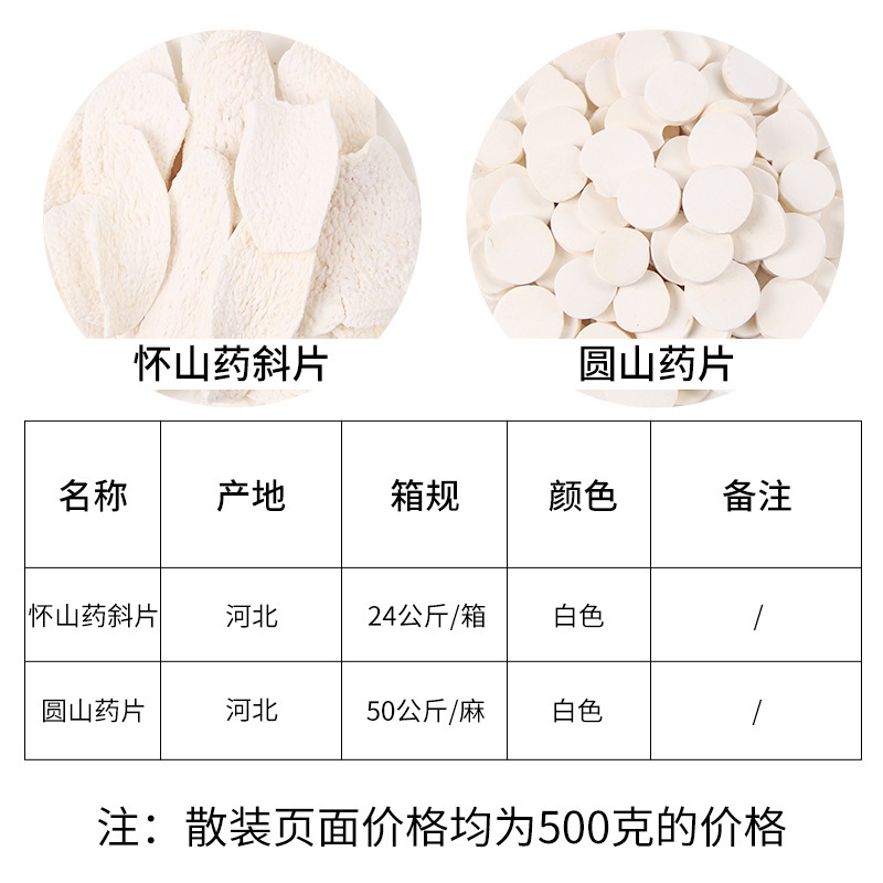 メーカー卸売り低温焙煎斜片淮山薬新商品ばら積温県鉄棒山薬懐山薬は粉を打つことができる|undefined