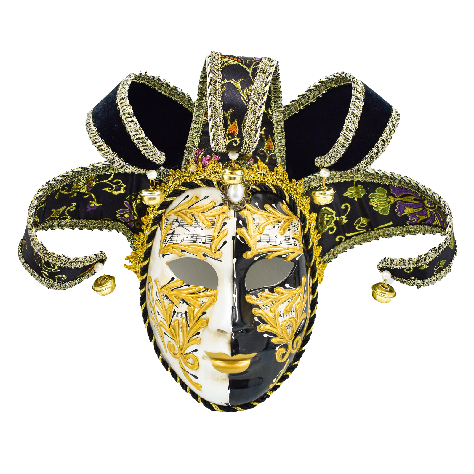 Máscaras venecianas de alta calidad de mujer en relieve retro party show props de baile