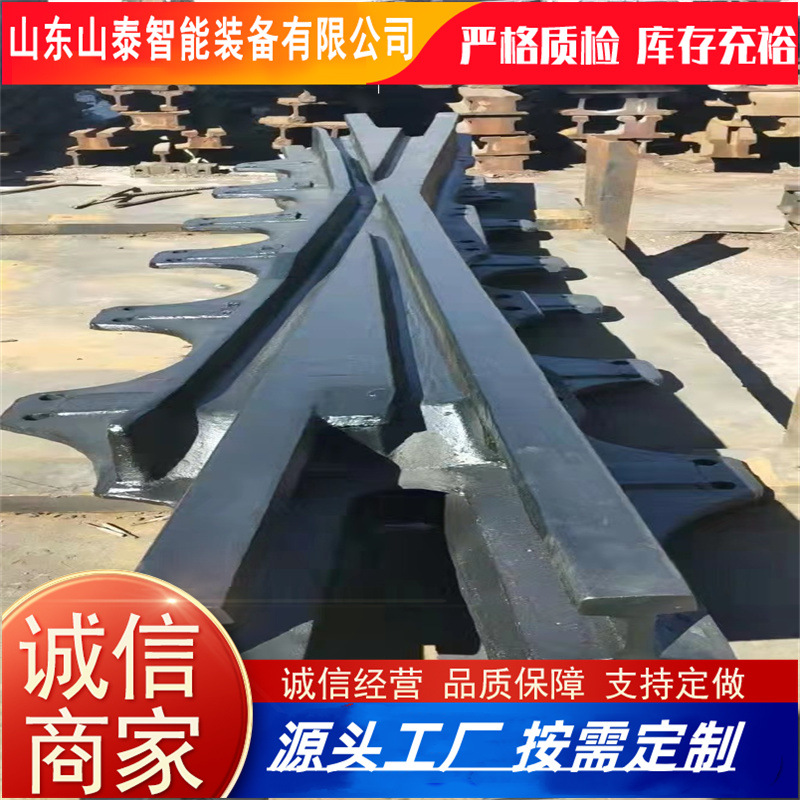 厂家定制对称双开道岔Q235材质使用寿命长 来图生产 铁路道岔岔芯