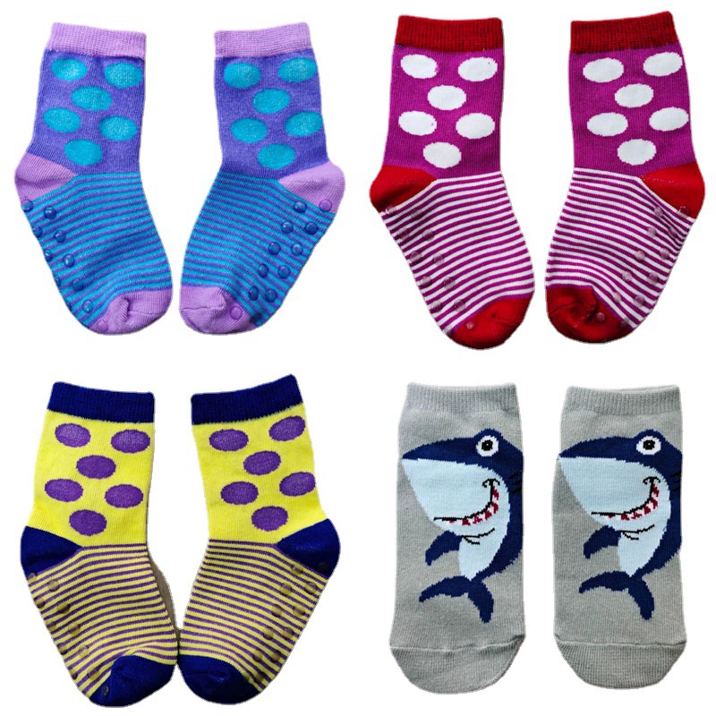 Носки для пола с фабрики, Нескользящие, детские носки для дошкольного образования, носки для пола, нескользящие носки в парке развлечений