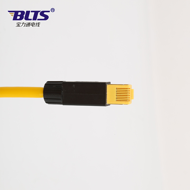 In stock wholesale double shielded double-ended RJ45 Ethernet communication cable EtherCat network cable Industrial Servo network cable