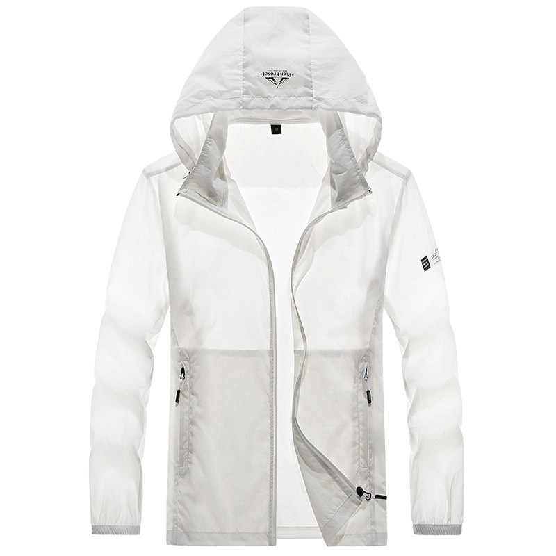Outdoor Ice Silk Sun Protection Clothing Men's Summer Fishing Windbreaker Jacket Quick-Drying Breathable Anti-Uv Sun Protection Suit