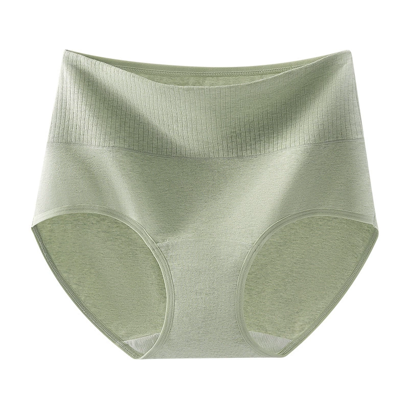 underwear, cotton trousers, long waist belt, pants, high waist, плюс размер