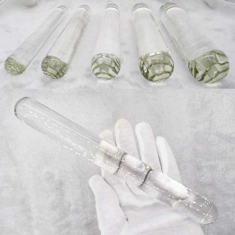 Glass Masturbation Rod Set, 23 cm, Various Diameters (2.0–4.5 mm), 5 Options