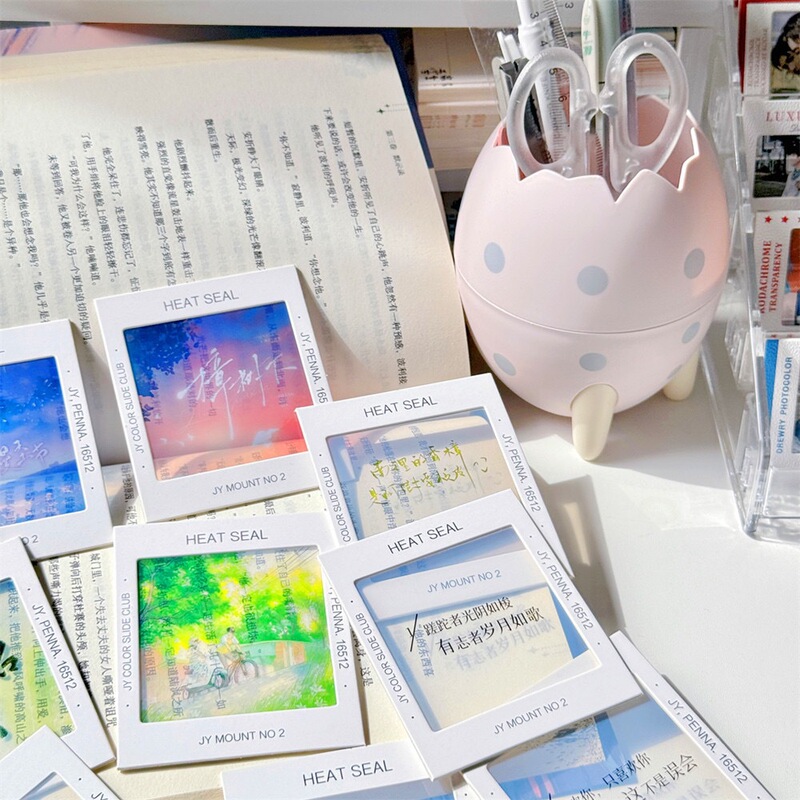Special Offer Reversal Film Empty Paper Frame Reversal Film Bookmark Same Style as on Xiaohongshu Transparent Card Holder Paper Material Special Offer Reversal Film Empty Paper Frame Reversal Film Bookmark Same Style as on Xiaohongshu Transparent Card Holder Paper Material