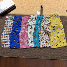 童装儿童夏季防蚊裤2025新款男女童洋气小众卡通印花休闲百搭裤子