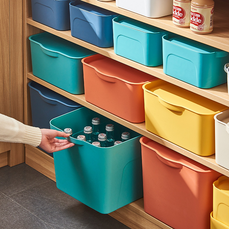 衣類収納ボックスプラスチックおもちゃキャビネットスナック雑貨収納ボックス大型家庭用ワードローブ衣類収納ボックス|undefined