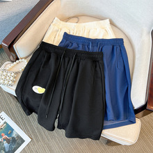 120-350斤胖妹妹大码女装华夫格五分短裤女百搭中裤2024春夏新款