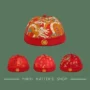 儿童冬款周岁宝宝酒红