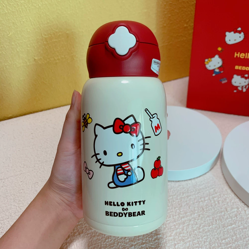 Кружка-медвежонок KT Cat, чашка-укрытие/для пищи, детская термокружка, детская поильная чашка с теплоизоляцией