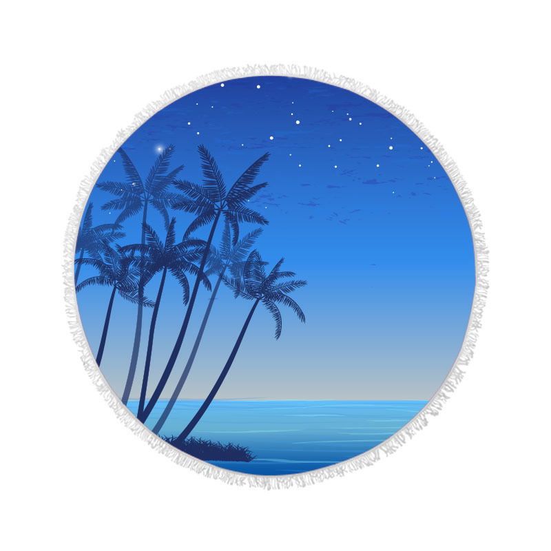 Flamingo microfibra de playa redonda Toalla de baño poliéster algodón impresión Toalla de playa absorbente Toalla de baño lote