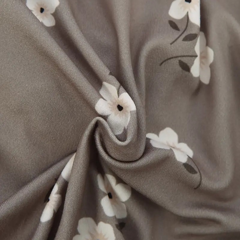 Vestido de seda de leche de verano transfronterizo temperamento jacquard europeo y americano casual cómodo moda ropa de hogar camisón al por mayor