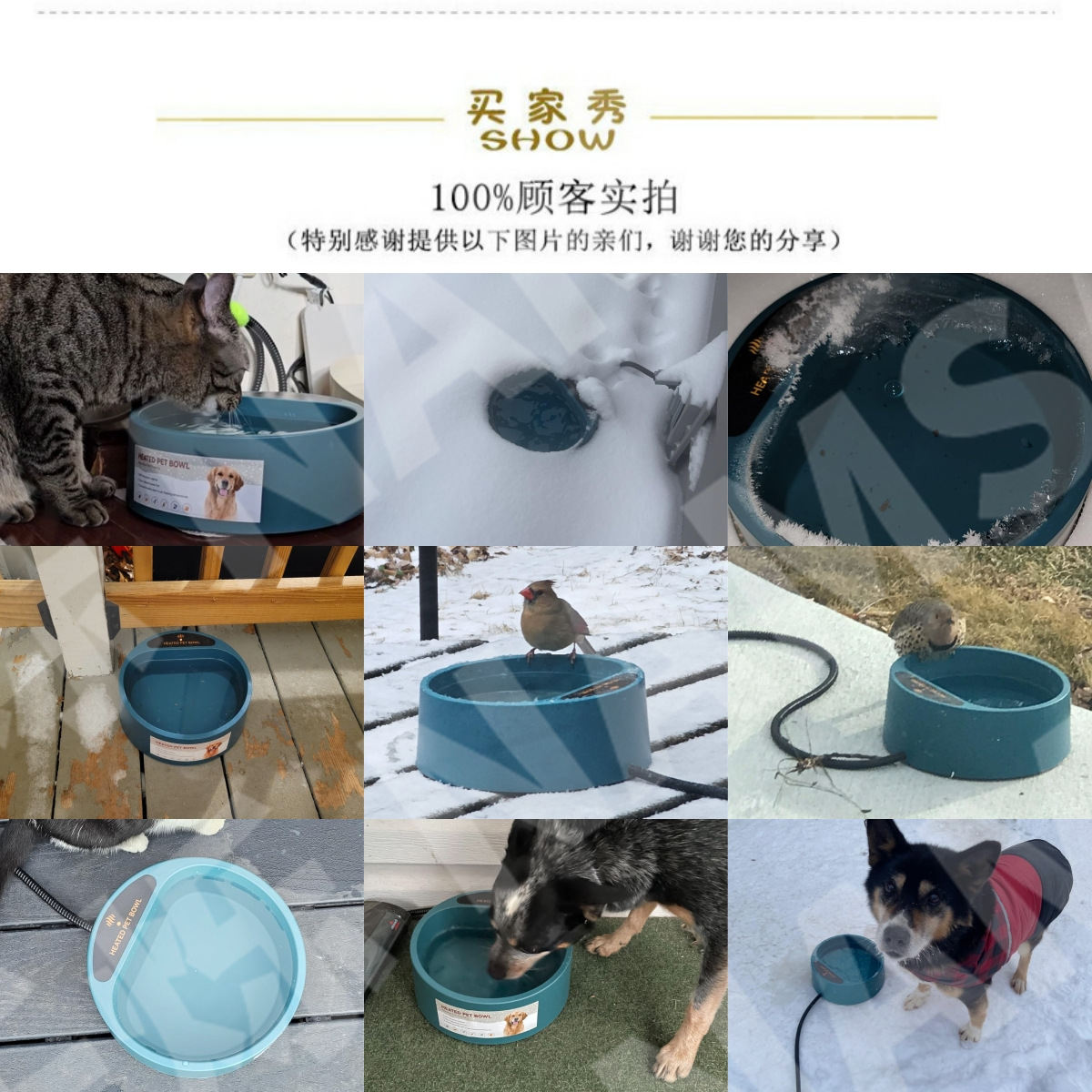 Artículos para gatos y perros, recipientes para comida y agua, equipos para beber agua caliente, comederos para perros, comederos para pájaros anticongelantes para exteriores e interiores, platos para perros, comederos para mascotas
