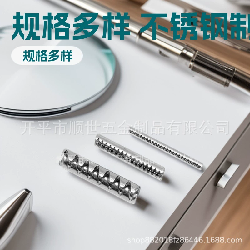 Диаметр M1.7X10, эластичный зубчатый штифт из нержавеющей стали 12,14, 5