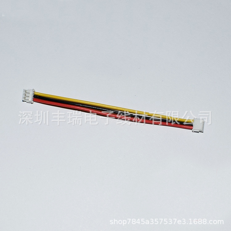 1.5端子线ZH1.5间距1.25单头双头排线 2p3p4p咪头蓝线耳机线