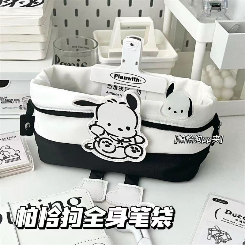 Bolsos de papelería multifuncional para estudiantes de primaria, secundaria y preparatoria, colección grande, corazón de niña, gran capacidad, bolsa de lápices coreana de alto valor