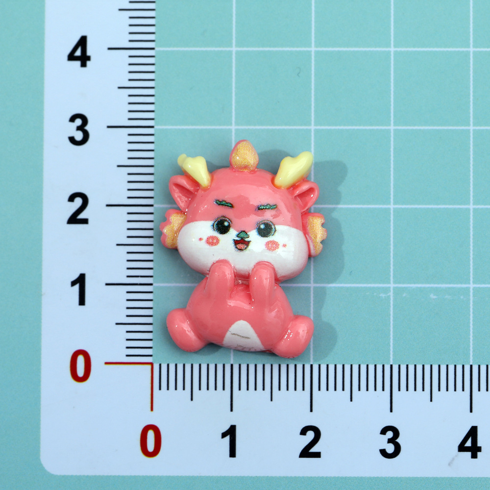 Nuevo multi-color Tyrannosaurus DIY resina accesorios crema pegamento pelo accesorios teléfono móvil Shell agujero zapato hebilla parche adornos al por mayor