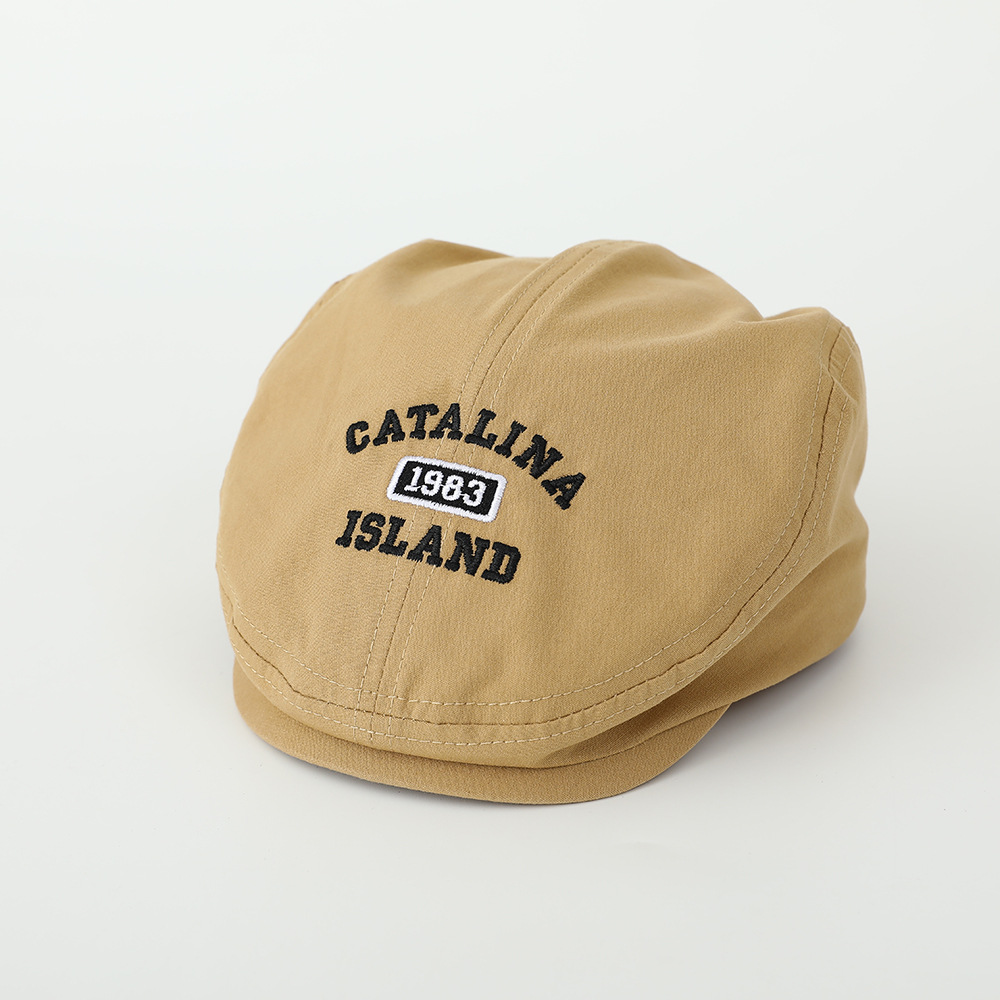 Boina infantil otoño-invierno para niños bebés 2024 nuevo invierno para niños guapo lengua de pato Gran Bretaña