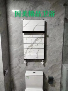 Copper-aluminum composite bathroom small back basket radiator household bathroom plumbing wall hanging central heating radiator