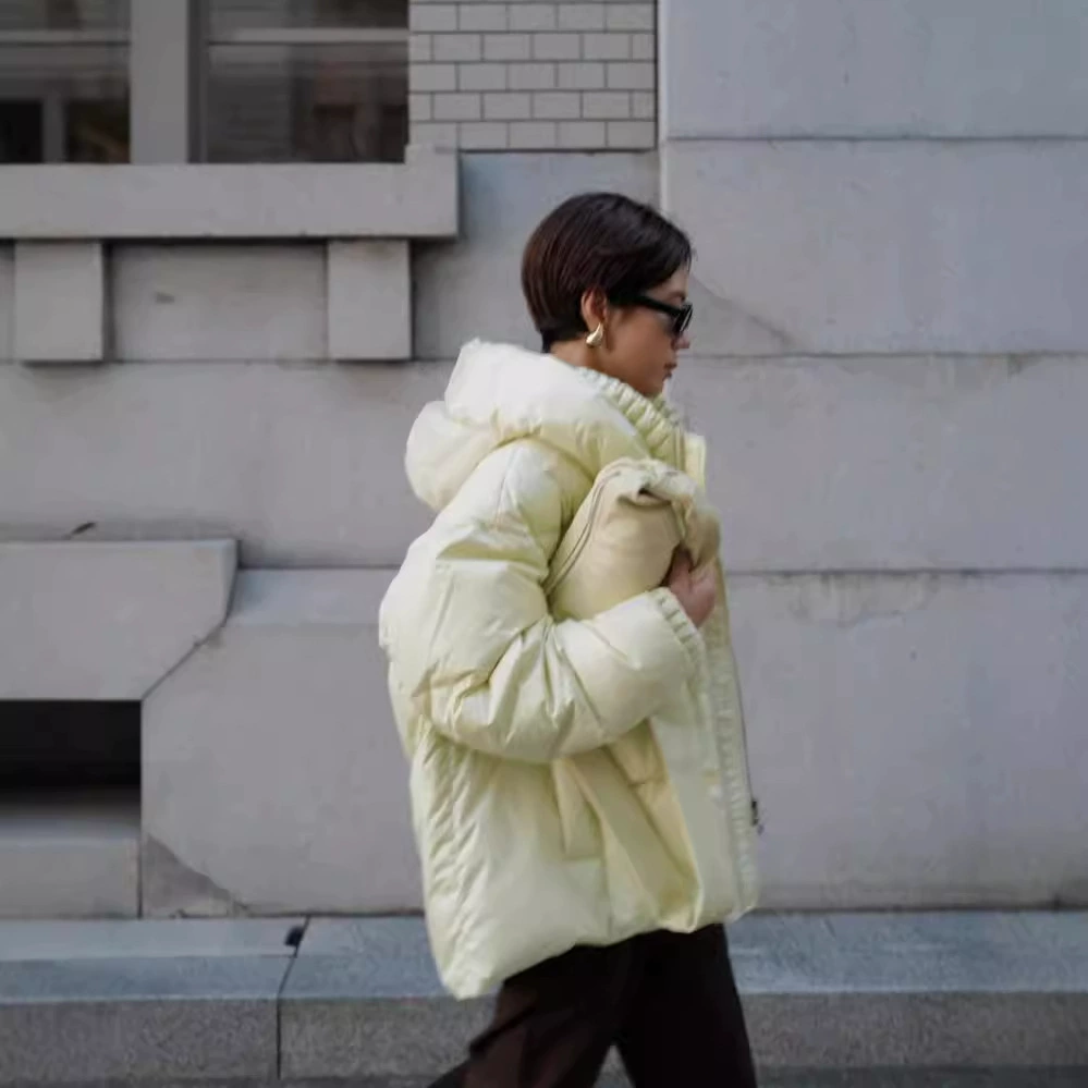 Сухие журавли осенние и зимние модные ощущения от дизайна воздуха теплые с капюшоном