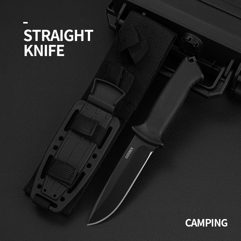 GB-户外一体高硬度刀具直刀打猎露营刀