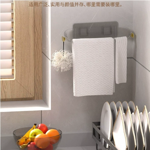 Многофункциональная полка для кухонных полотенец Легкие роскошные тапочки слитная стойка для хранения без пробоин