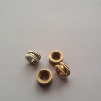 （厂家专业生产）亚克力注塑高滚花M2M3M4M5M6M7M8铜螺母铜花母